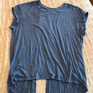lululemon athletica Blue Short Sleeve Tee